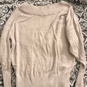 Off the shoulder express sweater